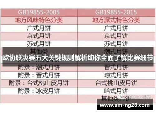欧协联决赛五大关键规则解析助你全面了解比赛细节 欧协联决赛五大关键规则解析助你全面了解比赛细节